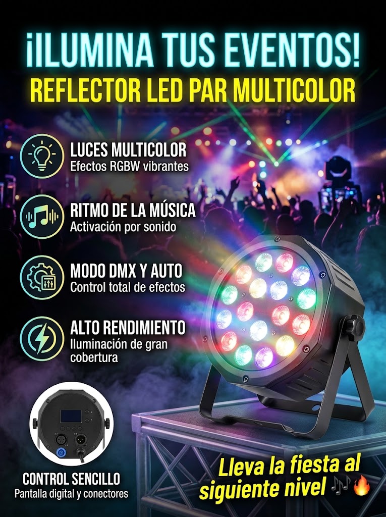 Reflector LED Multicolor