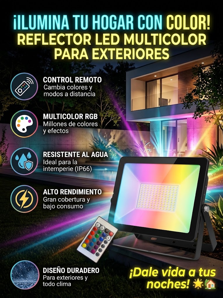 Reflector LED Multicolor