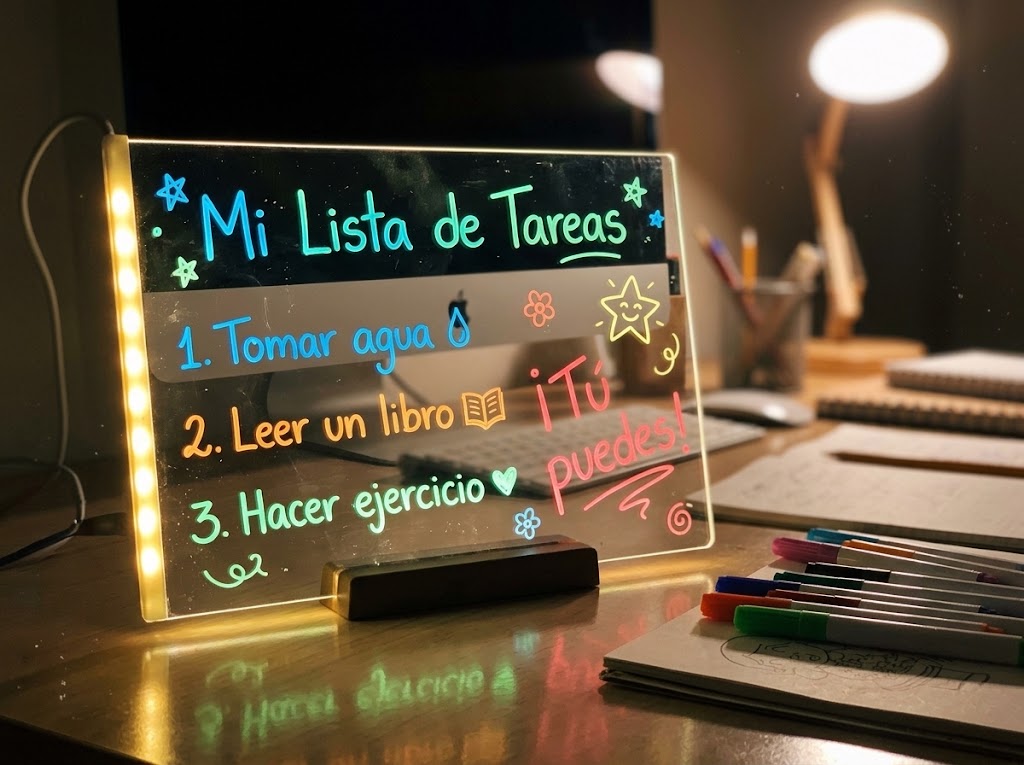 Pizarra Acrílica LED