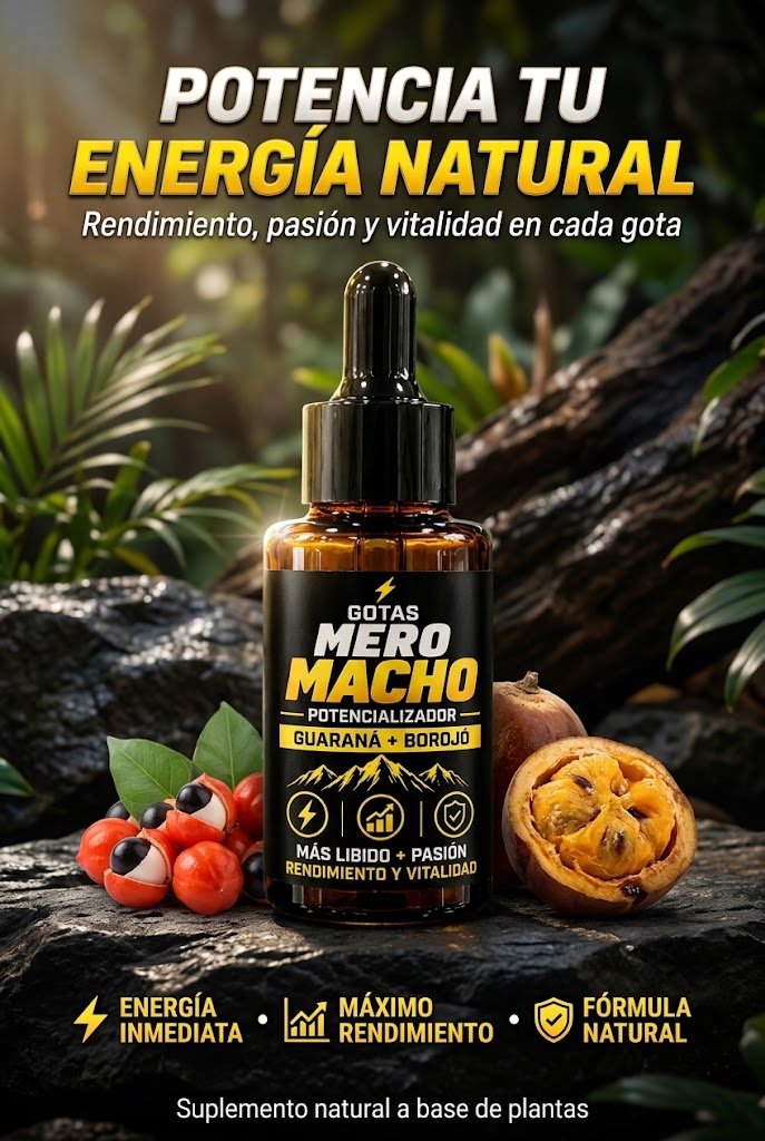 Gotas Mero Macho – Potencializador Natural de Guaraná + Borojó