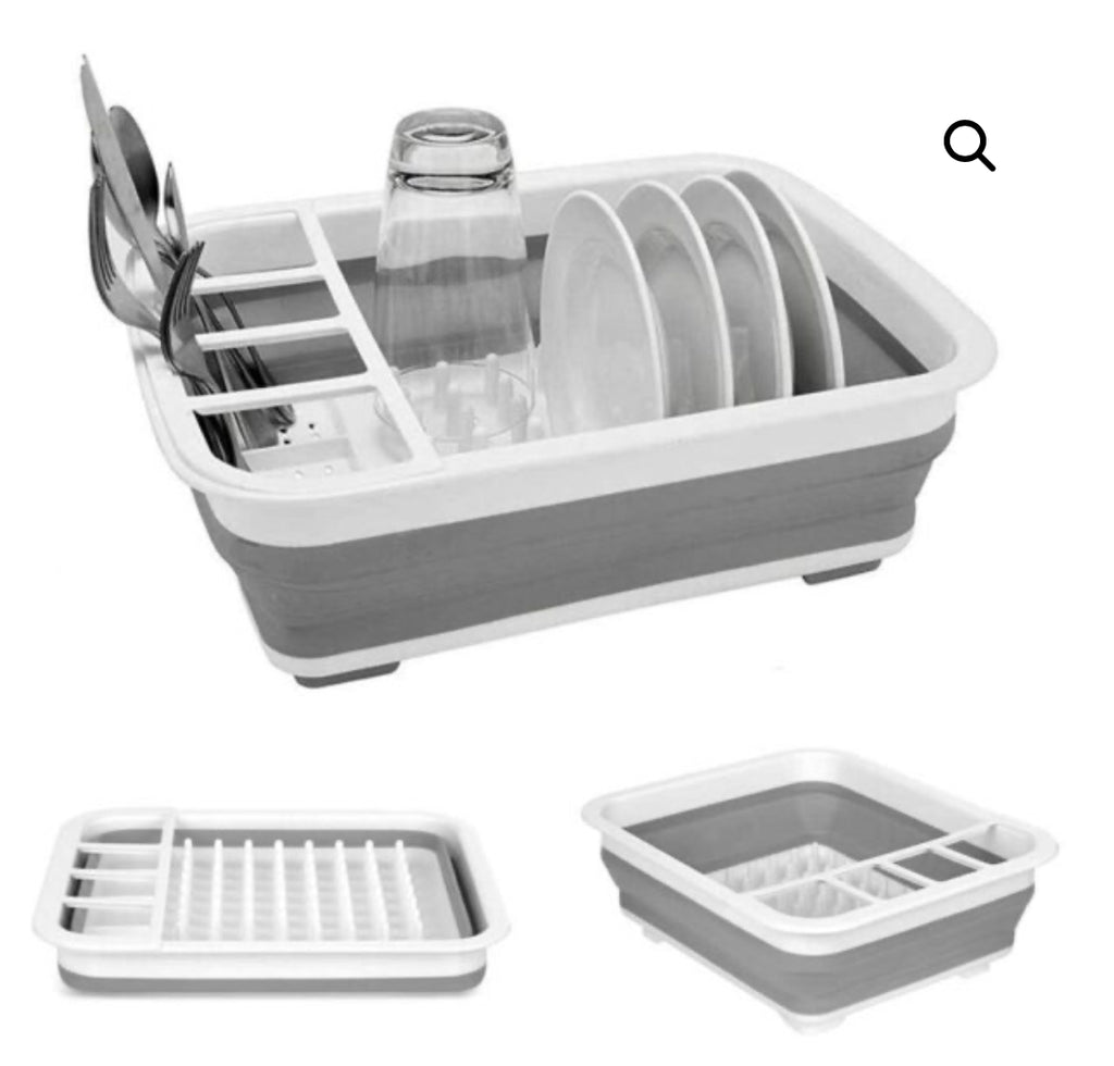 Escurridor de Platos y Cubiertos Plegable