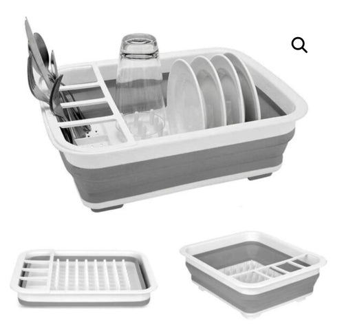 Escurridor de Platos y Cubiertos Plegable
