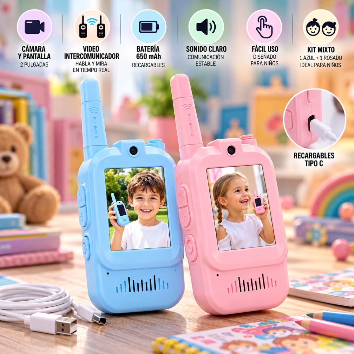 Walkie Talkie Para Ninos Con Video
