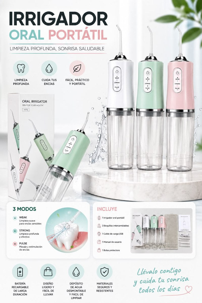 Irrigador Oral Portátil